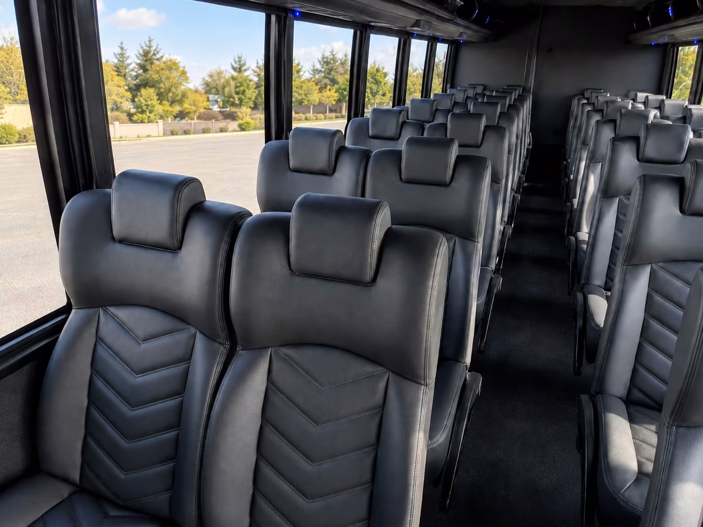 15 passenger minibus inside
