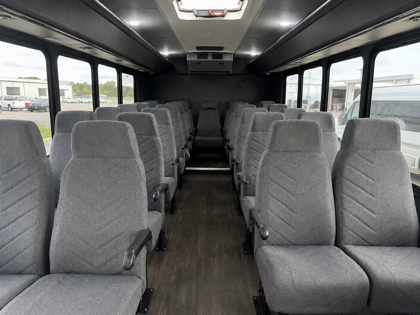 15 passenger minibus interior