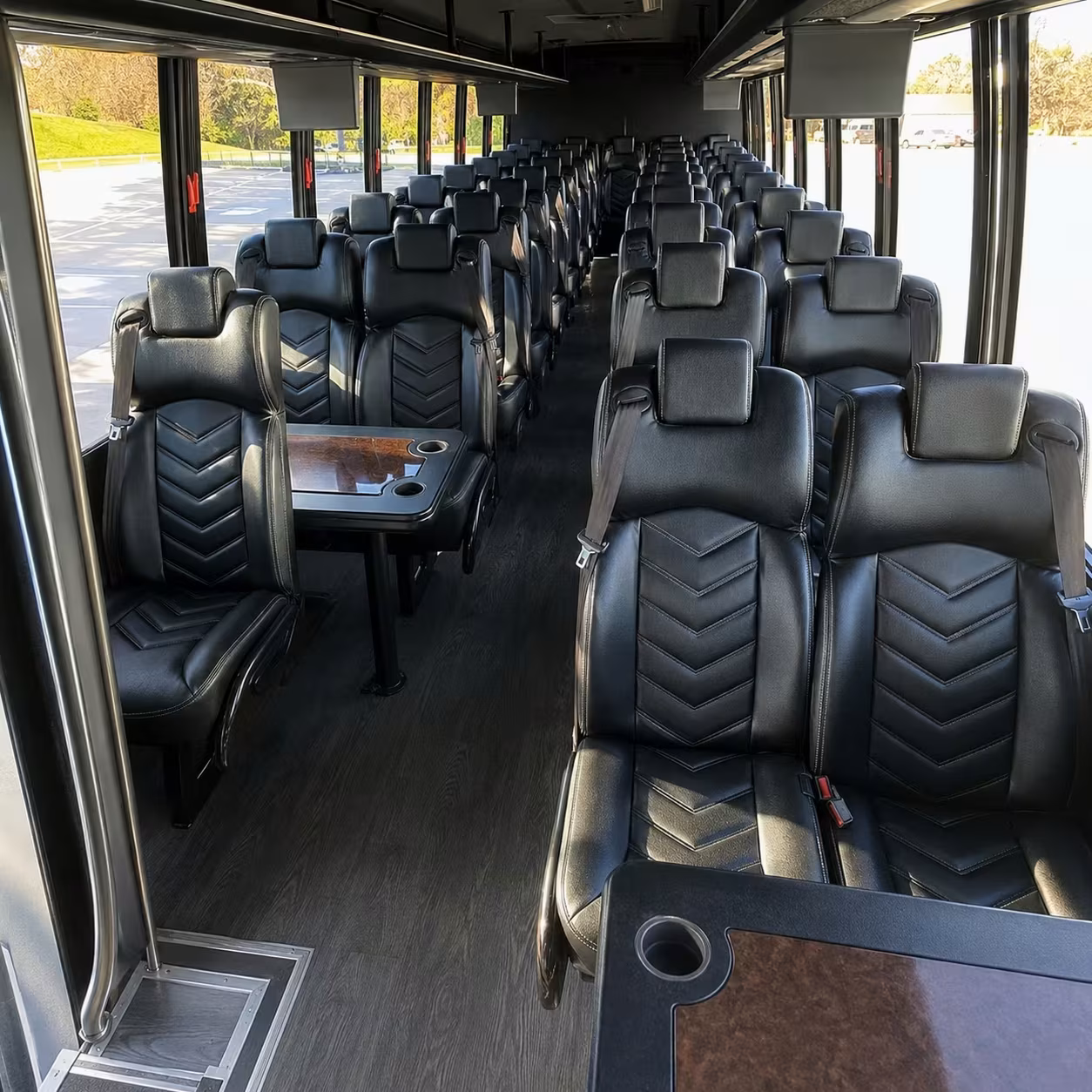 25 passenger minibus inside