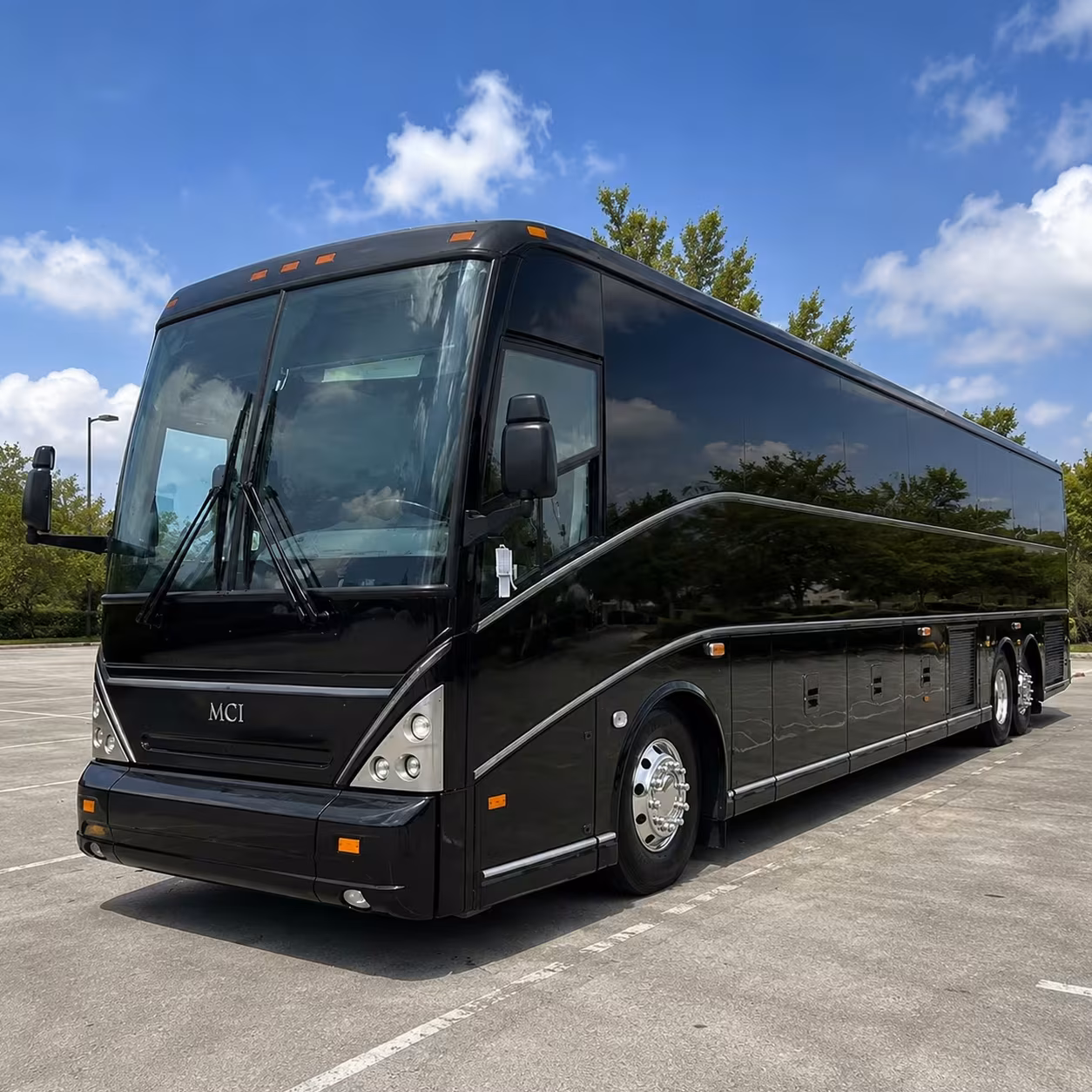 bellflower wedding shuttle buses for guests and ceremonies