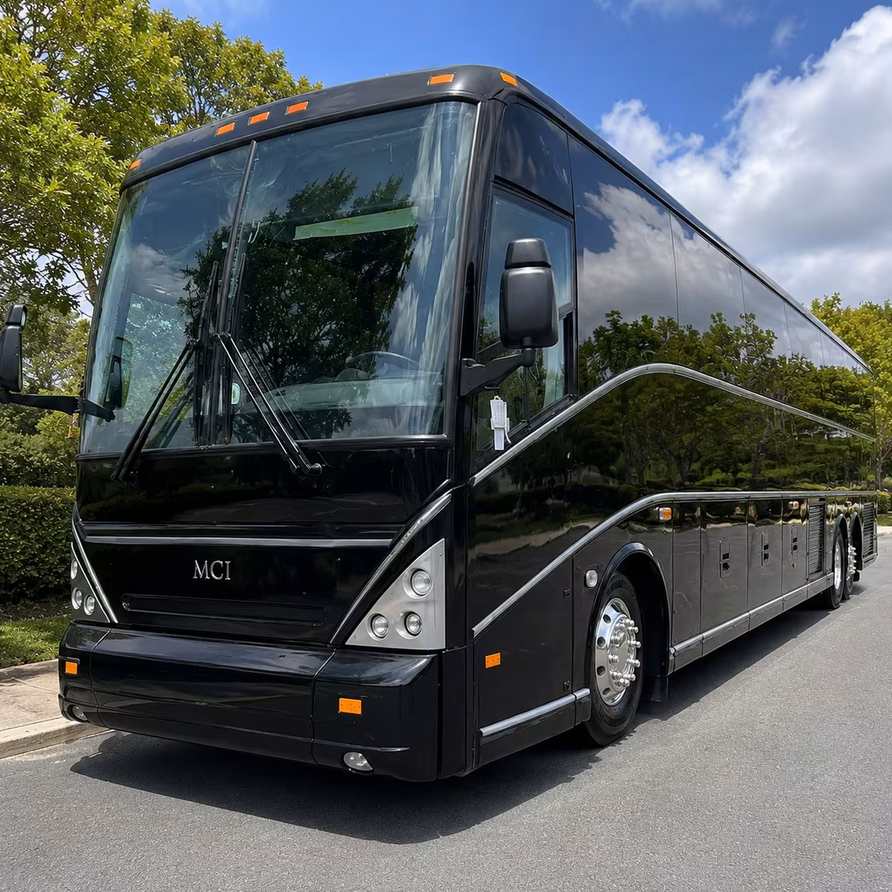 corporate event charter bus rentals from bellflower to los angeles