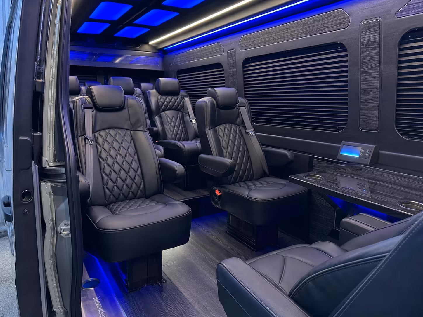 sprinter van transportation for groups and events across bellflower
